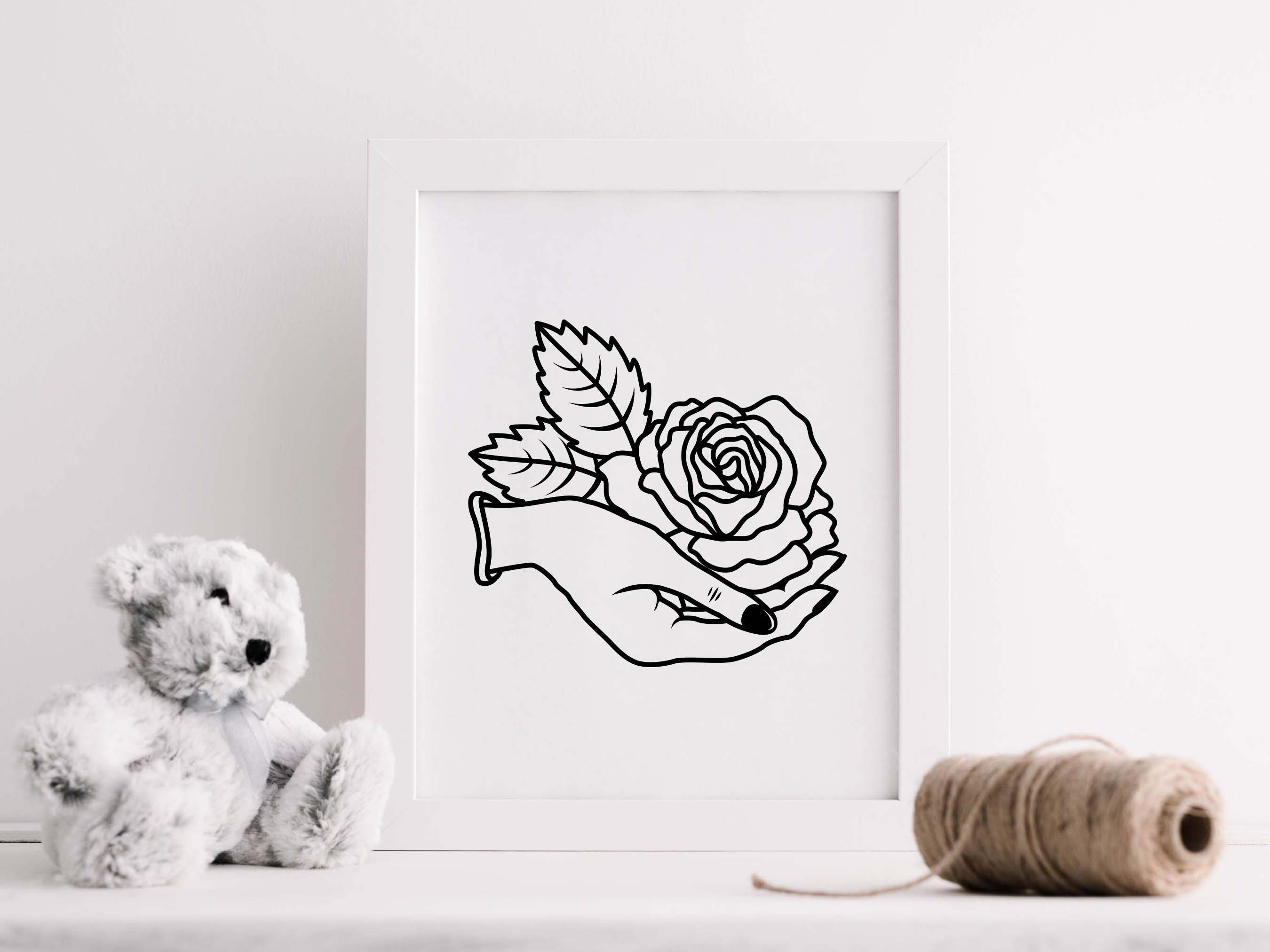 rose toy drawing How to Draw a Rose main image 1
