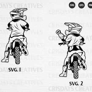 Bambini Motocross SVG / Motocross SVG / Son Motocross SVG / Kidlife SVG / Kid Life Motocross Vector / Eps, Clipart, Png, Cricut