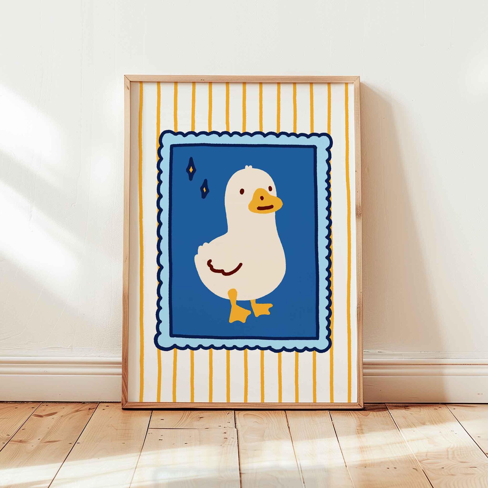 Cute Duck Poster, Funny Bath Time Poster, Cute Bathroom Art Print ...