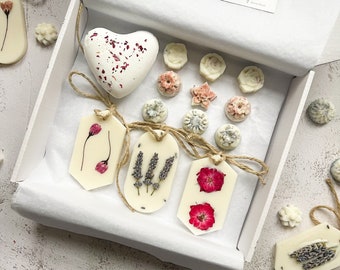 Natural Aroma Spa Christmas Present Gift Box, Soy Wax Melts, Bath Bomb
