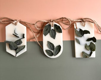 Bergamot Lavender Aroma Block | Eucalyptus Soy Wax Scent