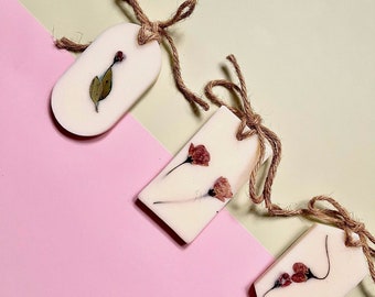 Rose Tangerine Aroma Block: Soy Wax Home Fragrance with Cherry Blossoms