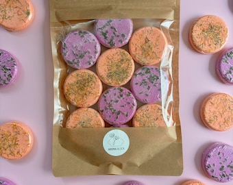 Douchestomers met lavendel en mandarijn: aromatherapie-spa-cadeauset
