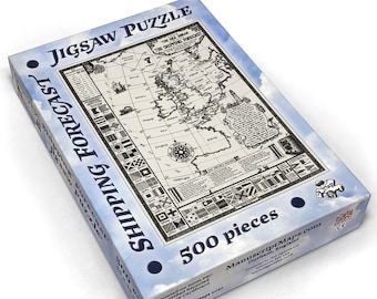Shipping Forecast Map Jigsaw Puzzle • 500 pieces