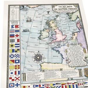 Wasserfarben Versand Vorschau Landkarte • Limitierte Auflage • Fine Art Print von Manuript Maps