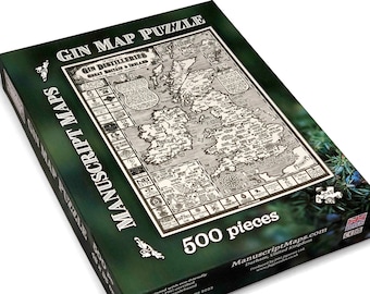 Gin Map Jigsaw Puzzle • 500 pieces