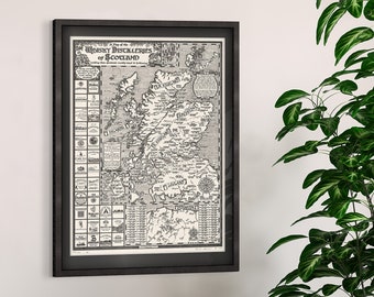 Framing for Map Prints by Manuscript Maps