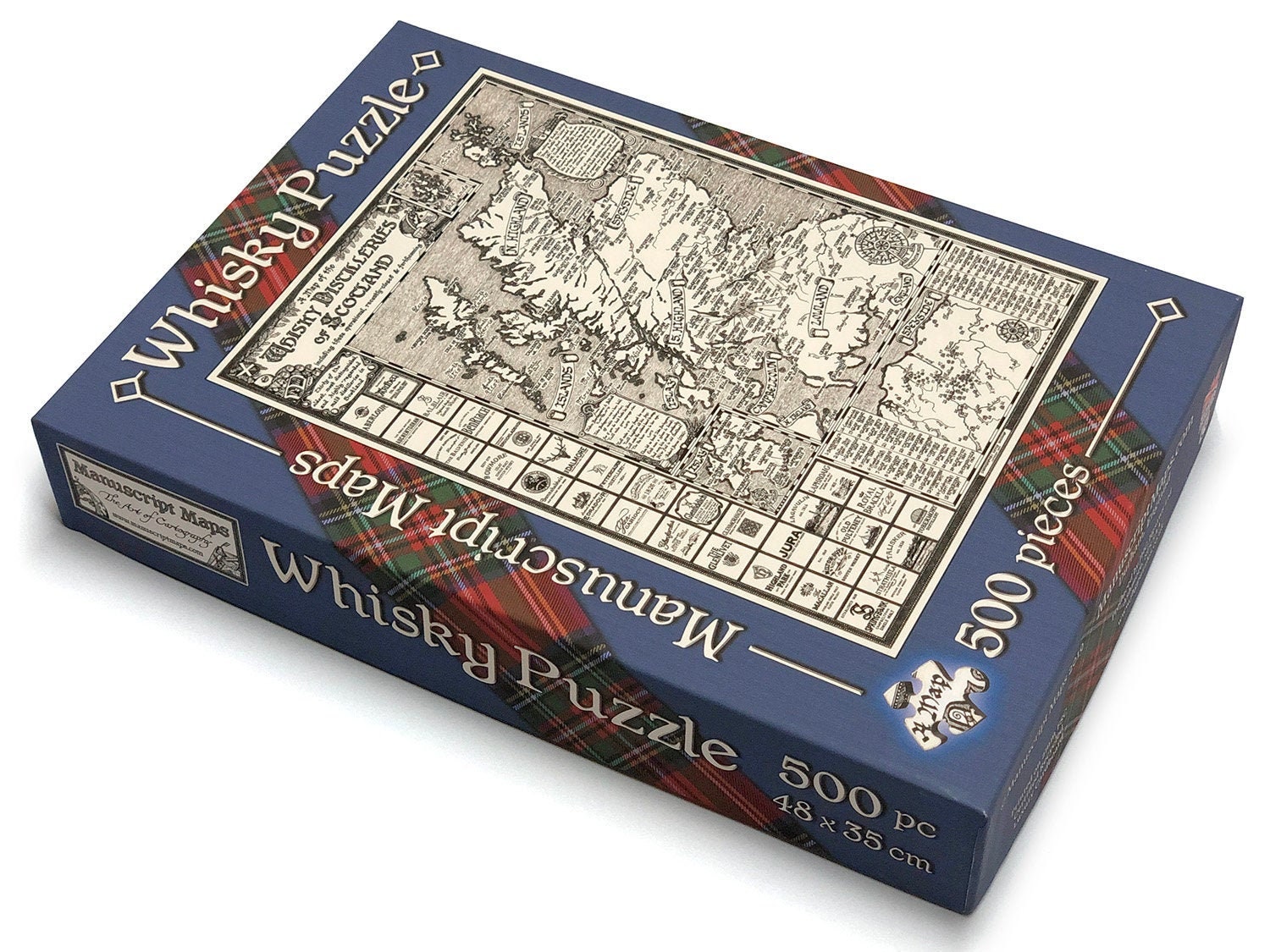 Scotland Whisky Map Jigsaw Puzzle 500 Pieces Etsy