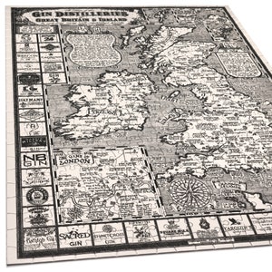 Puzzle Gin Map • 500 pièces