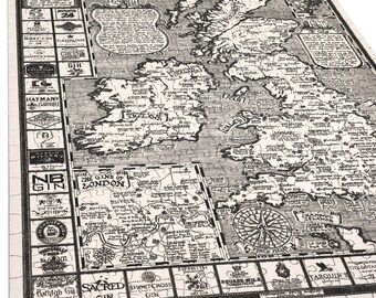Gin Map Jigsaw Puzzle • 500 pieces