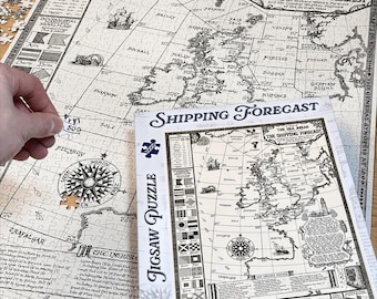Shipping Forecast Map Jigsaw Puzzle • 1000 pieces
