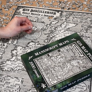 Puzzle Gin Map • 1 000 pièces