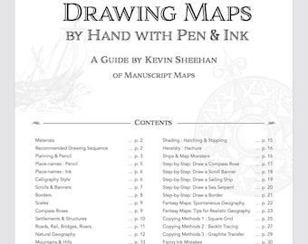How To Draw Maps By Hand • Digital Printable PDF Guide
