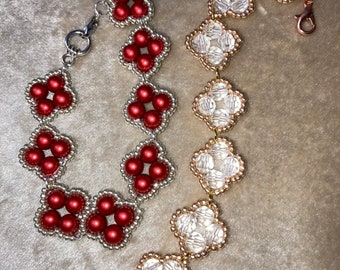 Beaded Pearl Bracelet: Party Fashion Jewelry