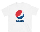 Sexy on the Pepsi Logo Shirt
