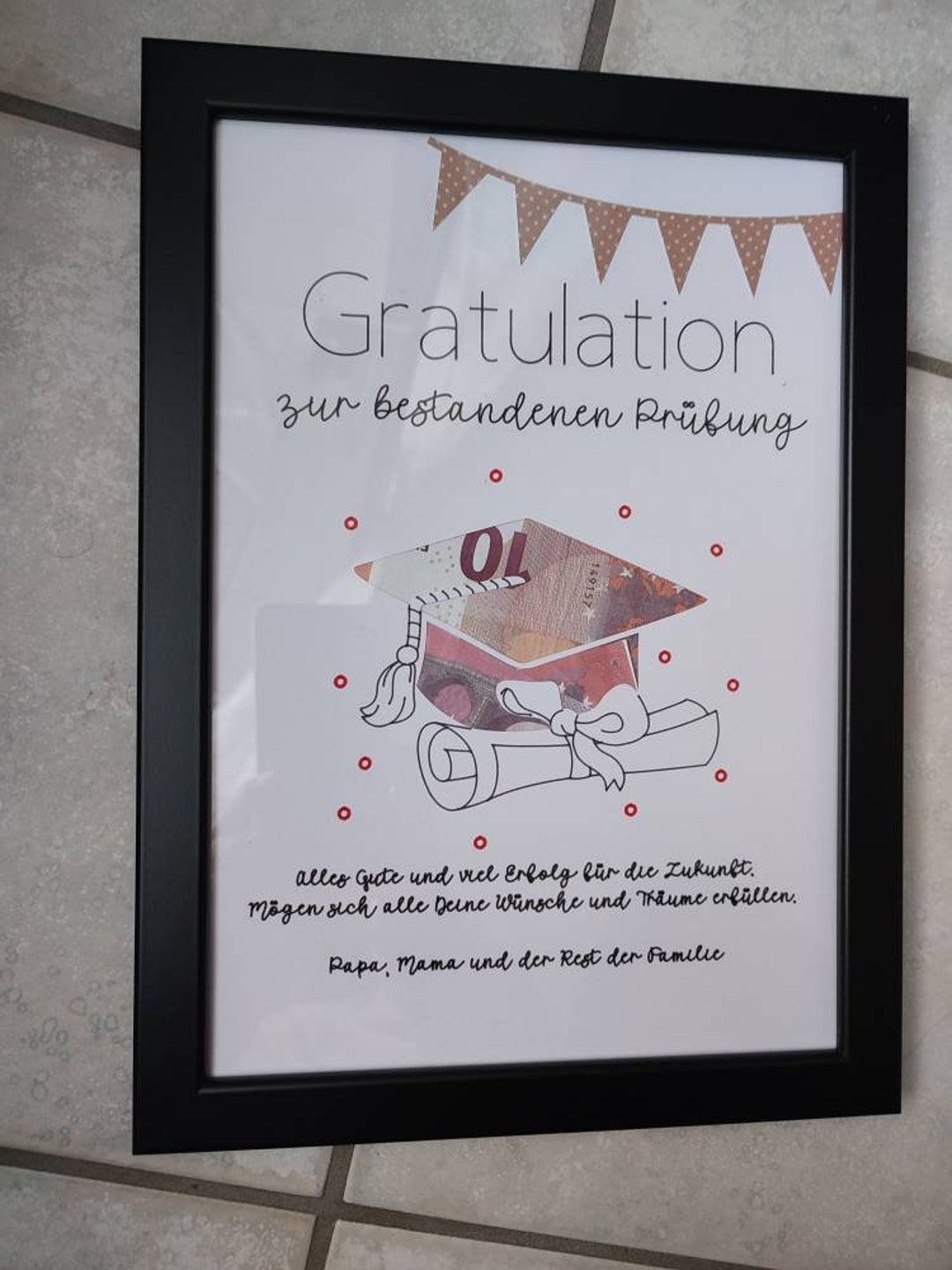 Was Schenkt Man Zum Bestandenen Abitur Geldgeschenk Zum Abschluß. Zur Bestandenen Prüfung - Etsy