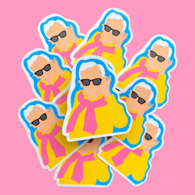 Leslie Jordan Hello Fellow Hunker Downers Sticker Etsy