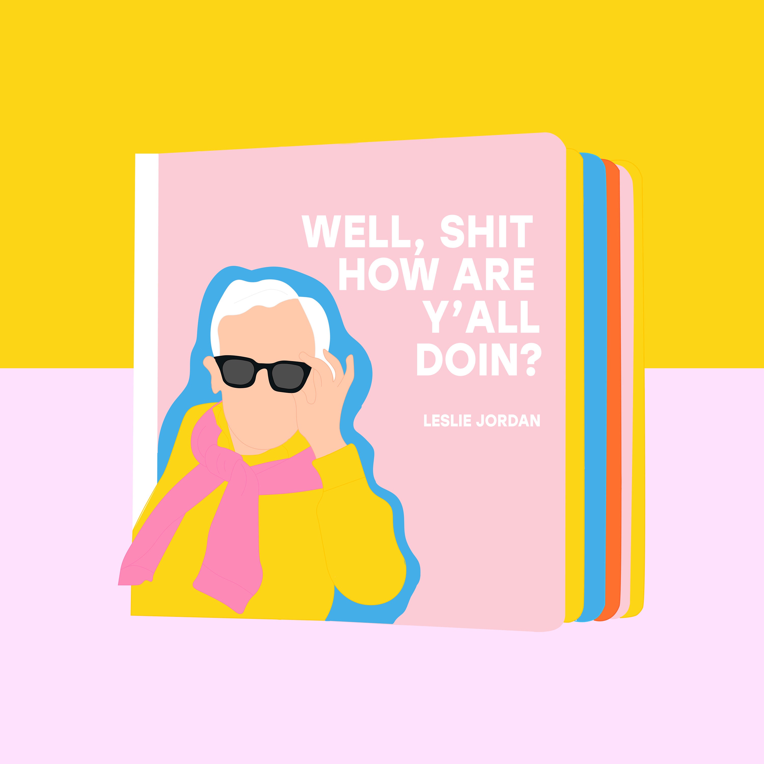 Leslie Jordan Hello Fellow Hunker Downers Sticker Etsy Australia