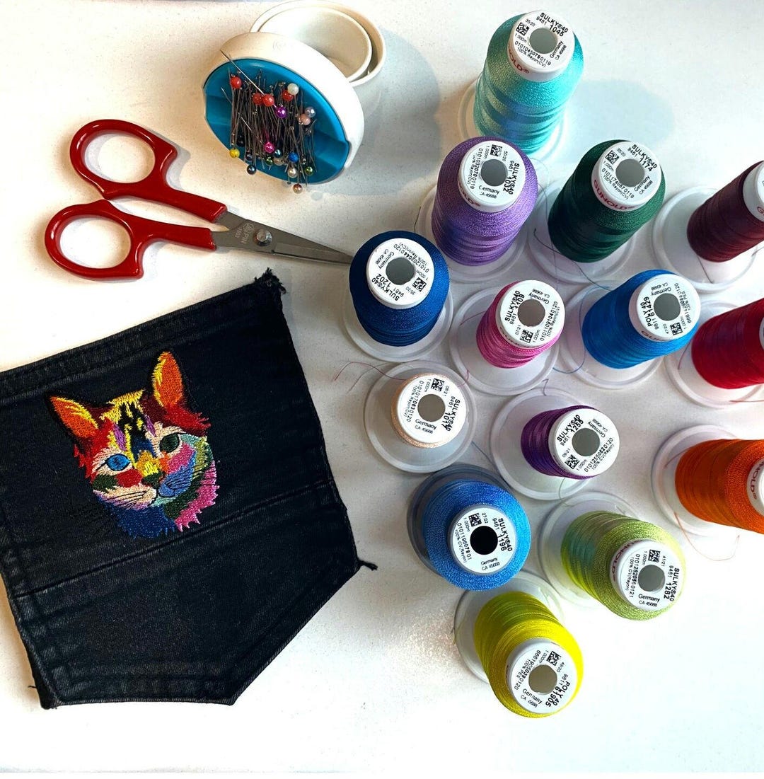 Cat Machine Embroidery Designs. Cute Cat Machine Embroidery Design ...