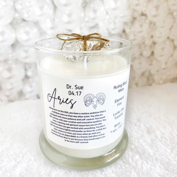 Birthdate Candle Etsy