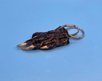 Genuine Alligator Small Foot Keychain | Real Louisiana Gator Foot | Oddities & Swamp Decor Accessory