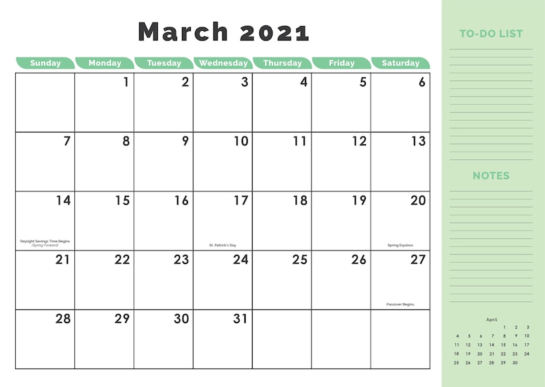 2021 12 Month Printable Calendar Free Free Printable 2021 Monthly