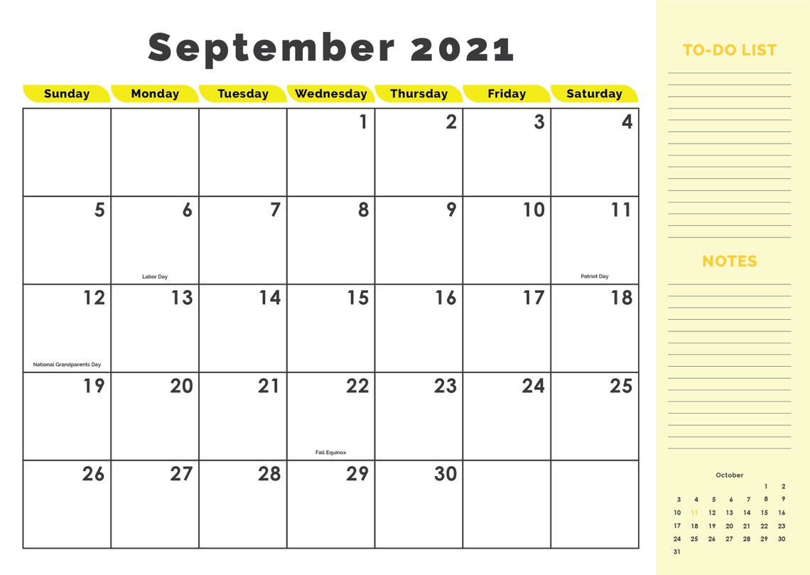 2021 12 month calendar printable instant download etsy