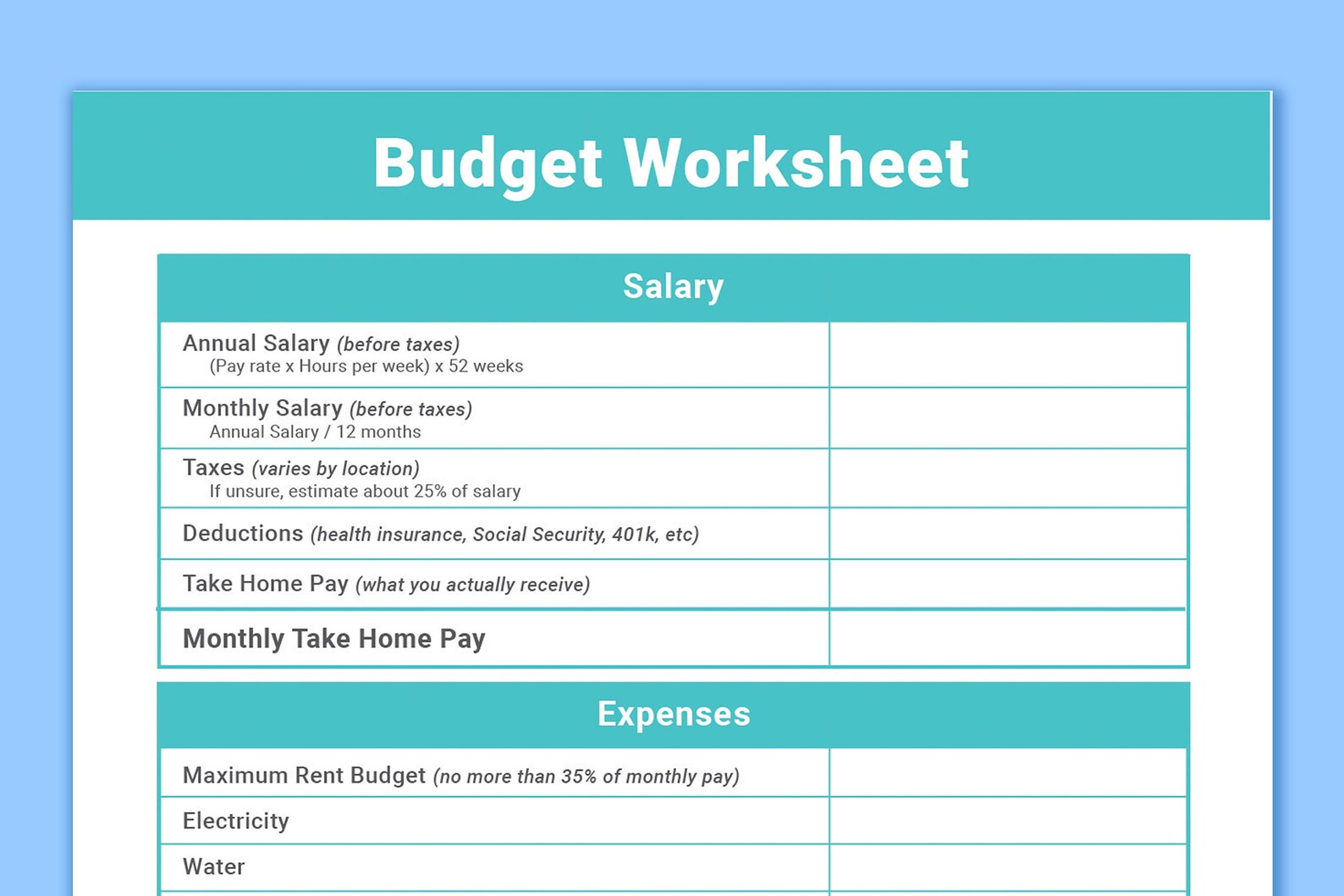 Apartment Search Bundle, PRINTABLES, Instant Download, Graduation Gifts