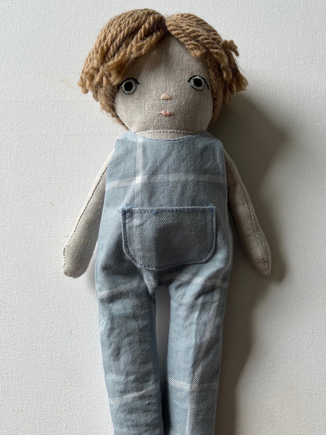 Custom Look-a-like Rag Doll Boy With Blue Overalls: Personalized, Mini ...