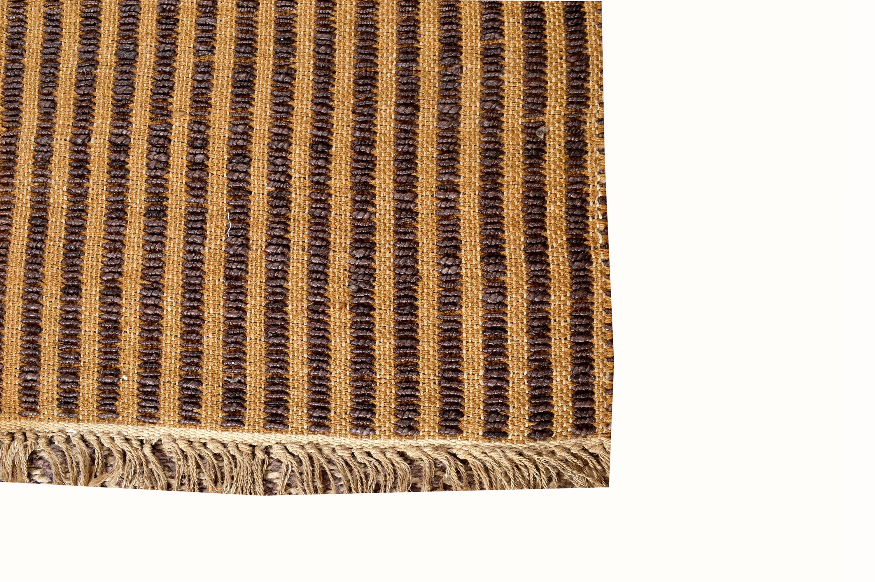 Jute Striped Rug 2' X 3' Handmade Rug Anatolian Rug Etsy