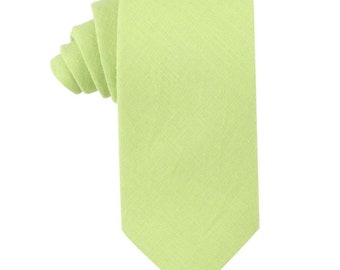 Blush Green NECKTIE | Light Green TIES GROOMSMEN Tie Weddings | Groomsman Neck Ties Men | Groom Tie For Men | Hand Stitched