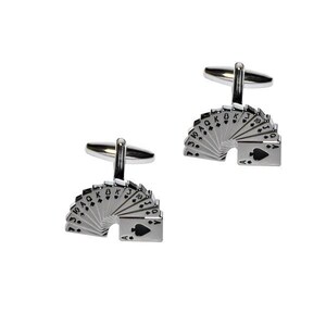 Abotoaduras de cartão | Abotoaduras masculinas, abotoaduras de casamento para padrinhos, presente de aniversário para ele, algemas francesas formais