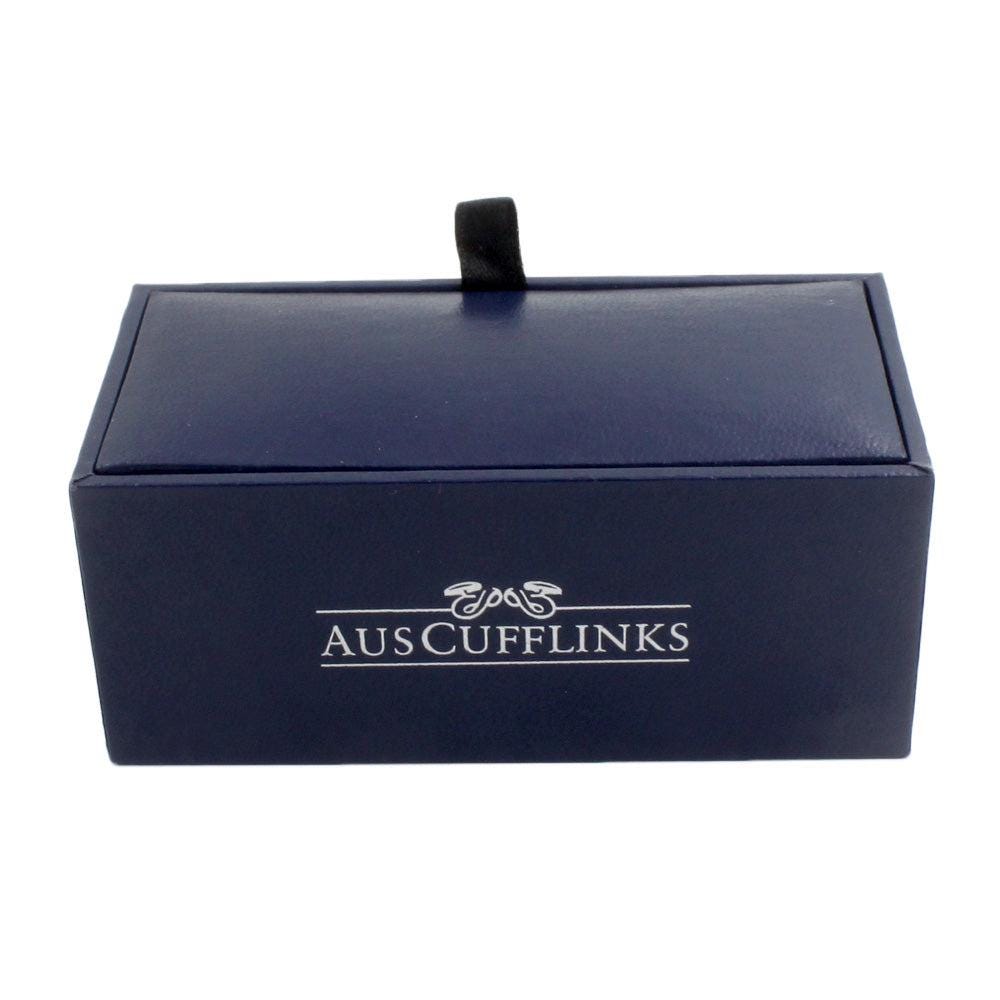 Gemelli Uomo A Nodo Primavera Argento – Regalo Matrimonio, Placcati Rodio, Cufflinks.Direct