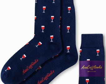 WEINSOCKEN | Trauzeugen und Hochzeit Socke Idee | Spaß Wein-Themed Geschenk für Männer | Einzigartige Socken für Hochzeiten, Partys und besondere Anlässe