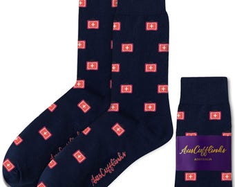 MEDICAL CROSS SOCKS | Casual Everyday Wear for Healthcare Professionals | Perfect Gift for Doctors and Nurses | Christmas Gift Idea for Men