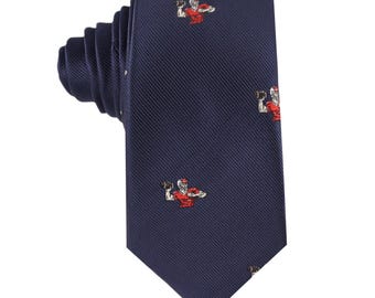 Football Hail Mary Skinny Tie | Sports Slim Necktie for Players, Coaches & Fans | Perfect Gift for Football Lovers | Game Day Accessory Men