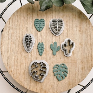 Clay Cutter / Plants / Clay Cutters / Clay Molds / Fimo Cutters / Handmade Jewelry