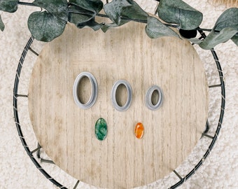 Oval / Clay cutters / Clay molds / Fimo accessories / Fimo cutters / Handmade jewelry