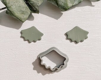 Clay Cutter / Gingko/ April /  Tonausstecher / Tonformen / Fimoausstecher  / Handgemachter Schmuck