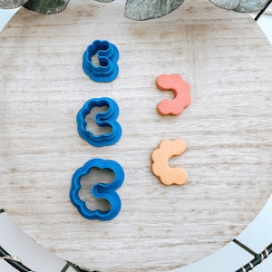 Clay Cutter / Wavy Hoop / Clay Cutter / Clay Molds / Fimo Accessories / Fimo Cutter / Handmade Jewelry