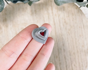 Mini heart / clay cutters / clay molds / polymer clay accessories / polymer clay cutters / handmade jewelry