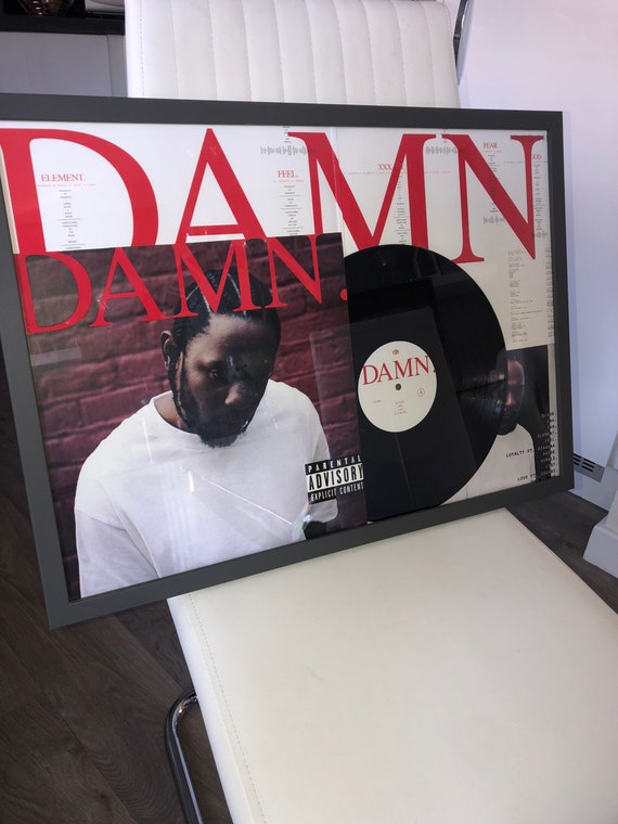 Gift Vinyl Record Framed Kendrick Lamar DAMN 