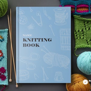 KNITTING/CROCHET PROJECT Journal Traveler's Notebook Insert 23 Colors 8  Sizes 