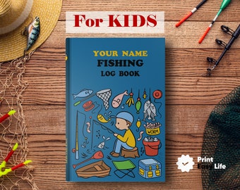 Personalized Fishing Log Book for Kids: Angler's Journal ! Fishing Diary