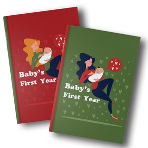Spersonalizowany prezent na Baby Shower! Pierwszy rok życia dziecka! Organizer na życie dziecka! Dziennik dziecka! Spersonalizowana książka dla dziecka! Śledzenie życia dziecka! Planer!