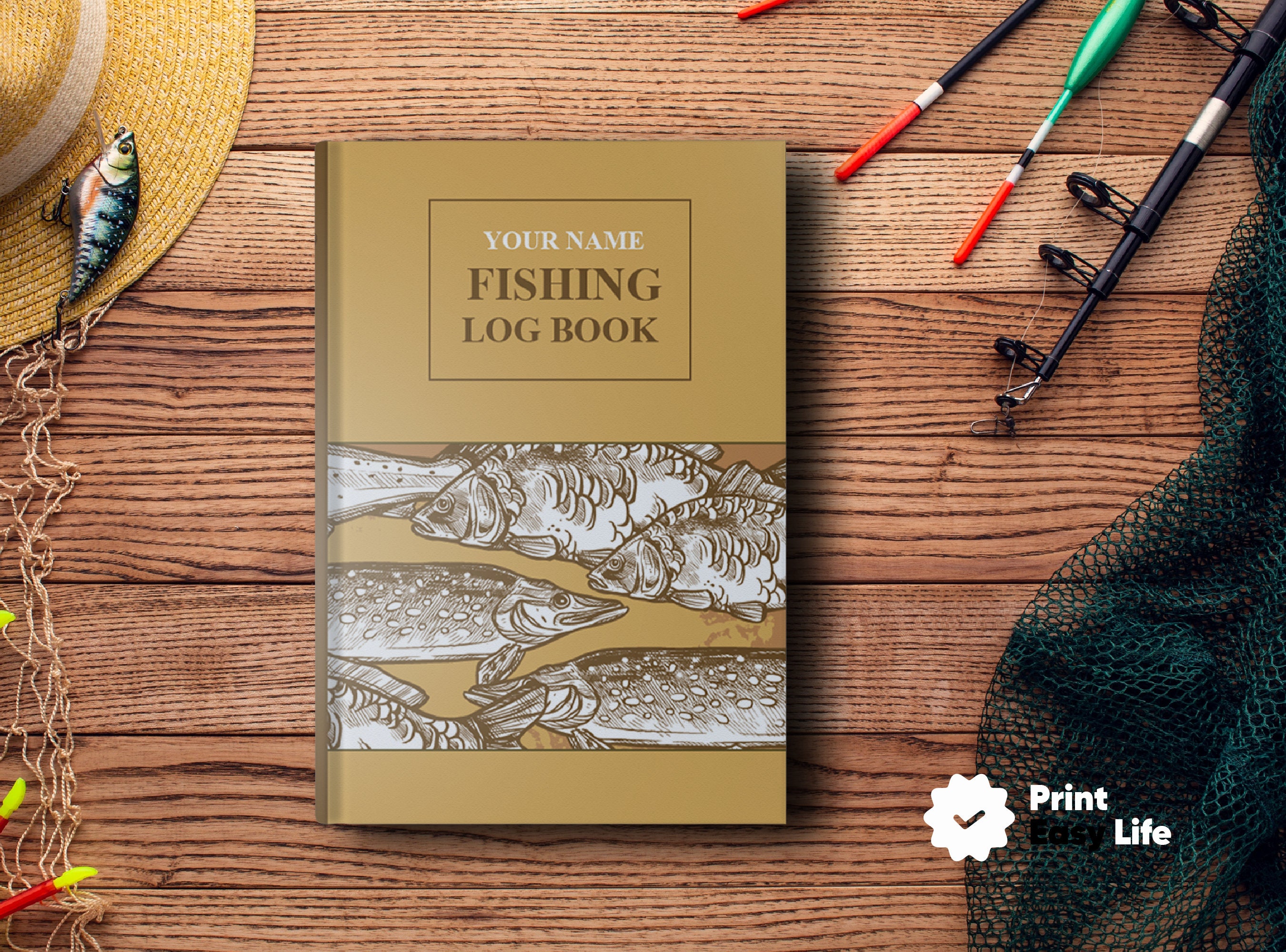 The Fishing Log Book For Kids : The Essential Notebook For The