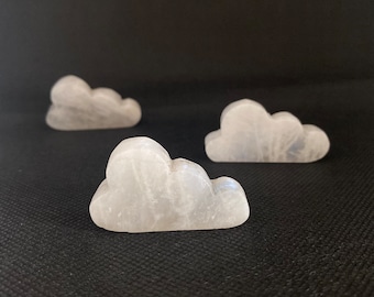 Moonstone Cloud Crystal Carving White Moonstone Crystal Rainbow Moonstone Flash