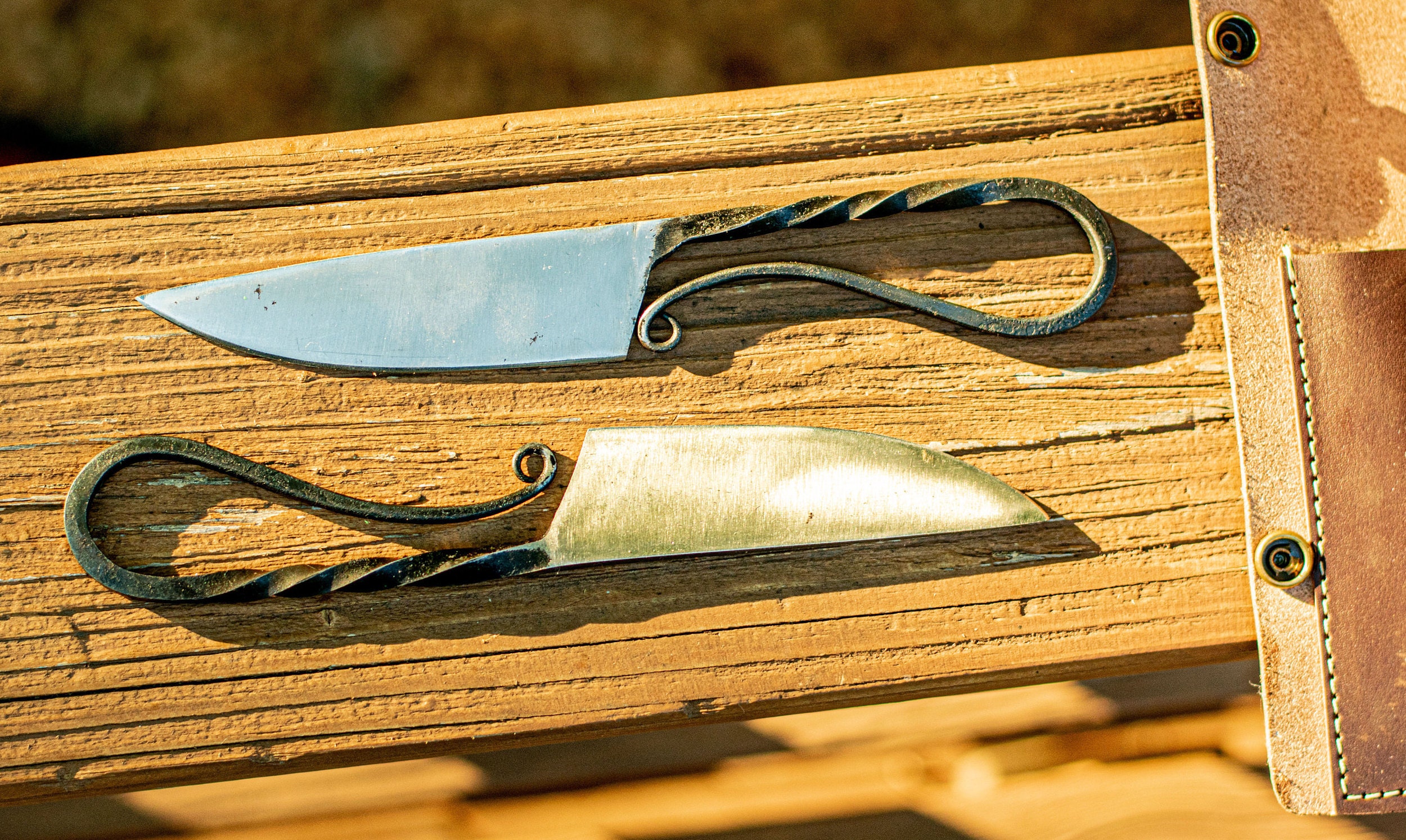 Camping Knife Set Handmade Knife Gift Knife Hard Steel Etsy