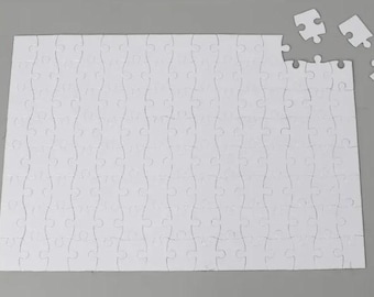Magnetic jigsaw puzzle sublimation blanks 120 pcs, 7.8" x 11.6"