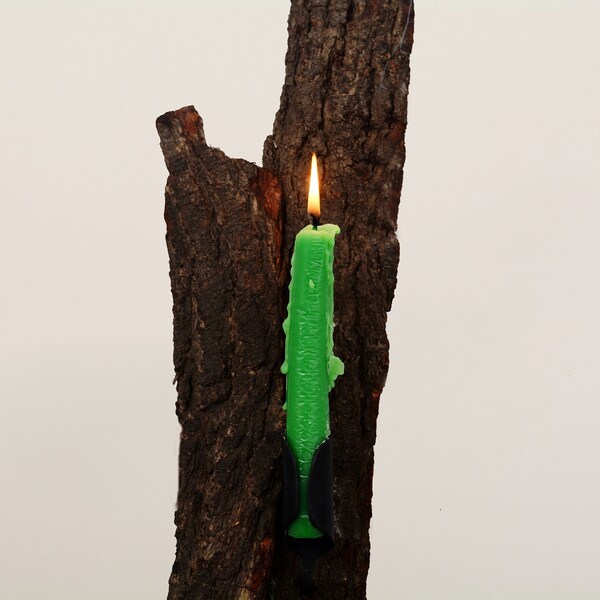 Black Candle Holder Etsy